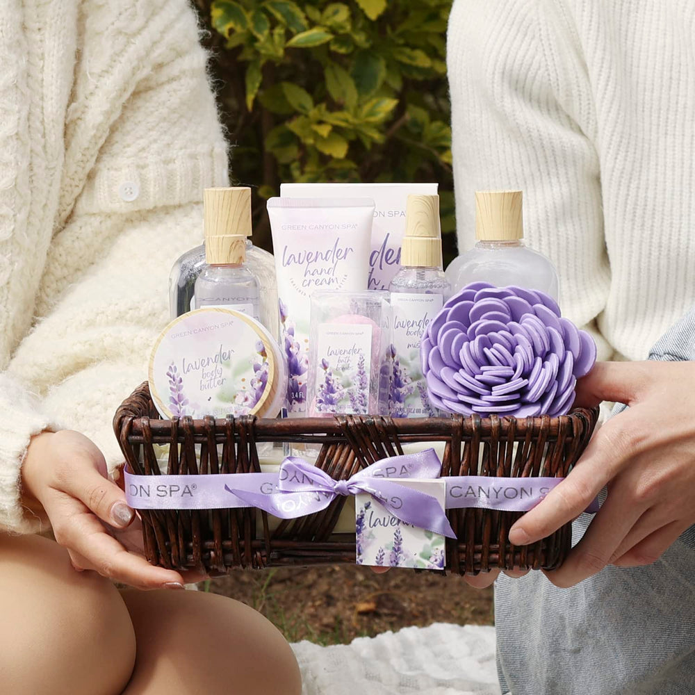 Green Canyon Spa natural wicker basket showcases reusable storage and décor.