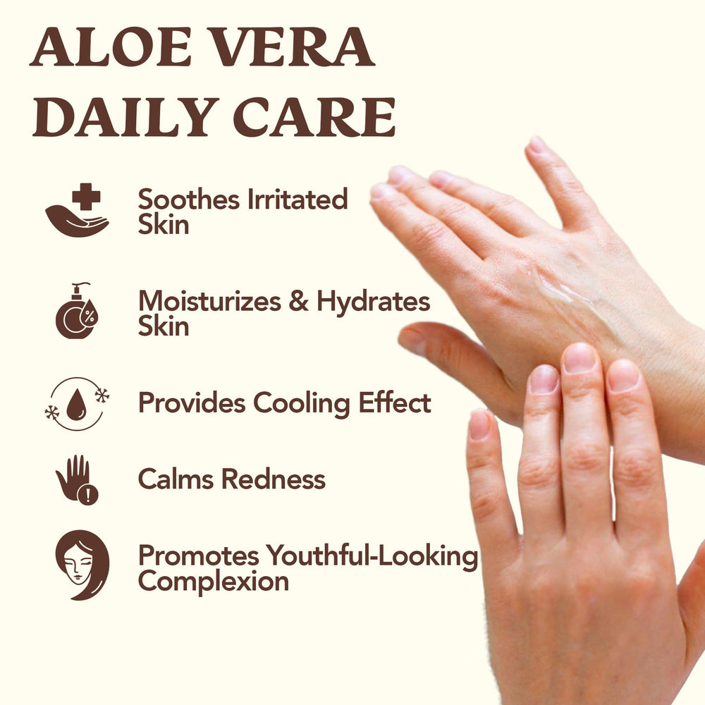 Green Leaf Naturals Aloe Vera Spray ingredients panel showcases clean, potent botanicals.