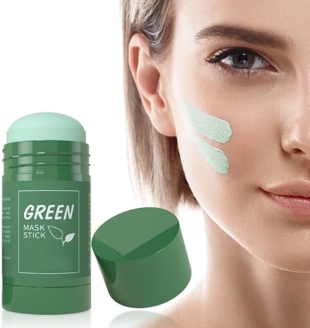 Green Mask Stick-blackhead-removal demonstrates pore purification for smoother skin