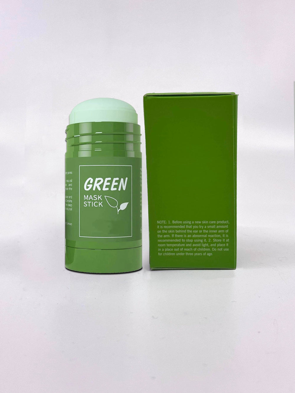 Green Mask Stick-travel-size-pack-of-2 fits in bags for on-the-go skincare