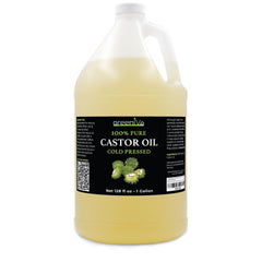 GreenIVe Castor Oil hexane-free label showcasing pure, clean formula for skin and hair