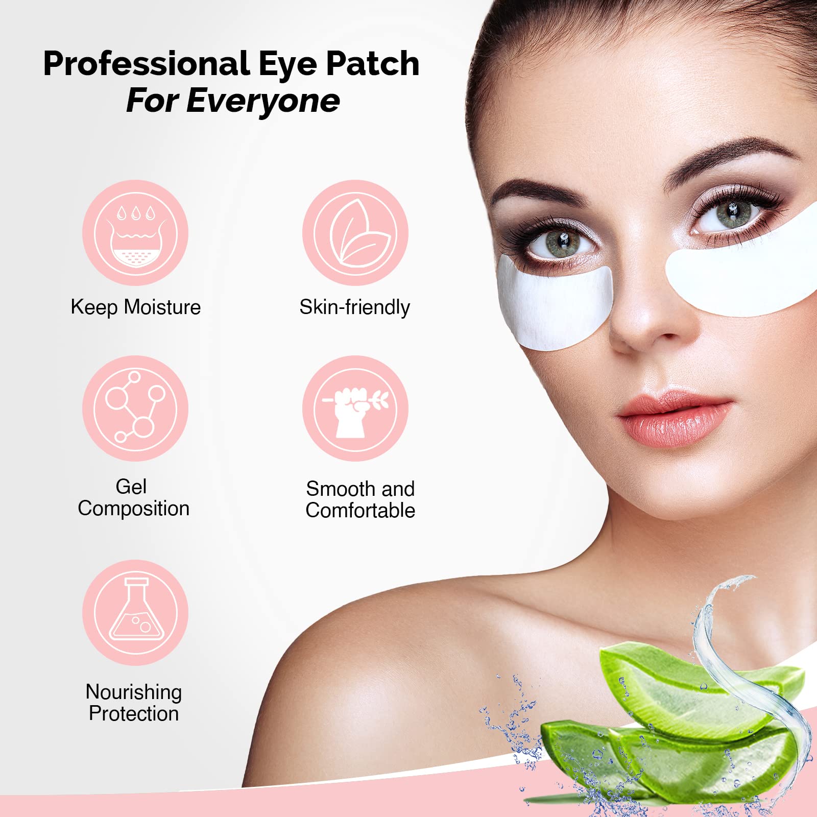 GreenLife eye patches with Flex-Form fit contour all eye shapes for secure placement.