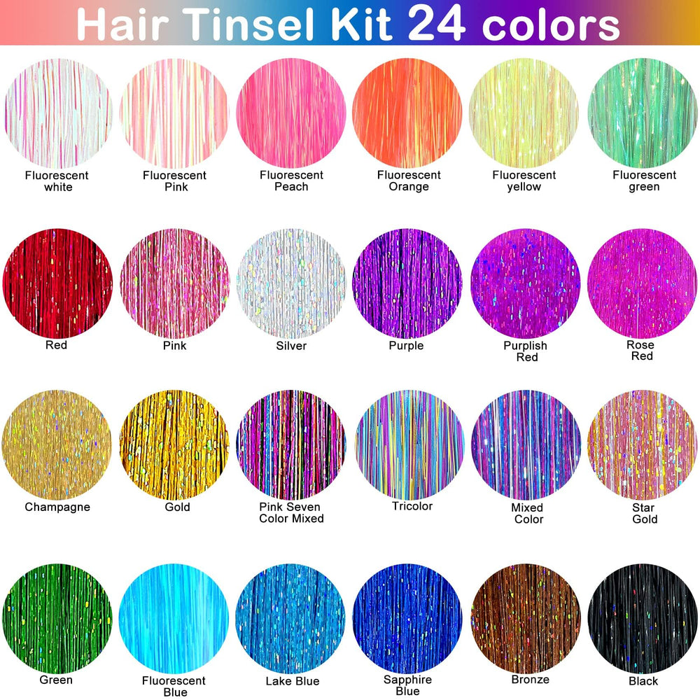 GrennMauler 48inch-hair-tinsel-length enables customizable length for various looks