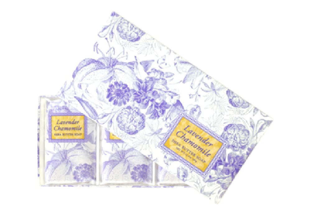 Greenwich Bay Trading Company jabón karité lavanda camomila, barra suave para la piel