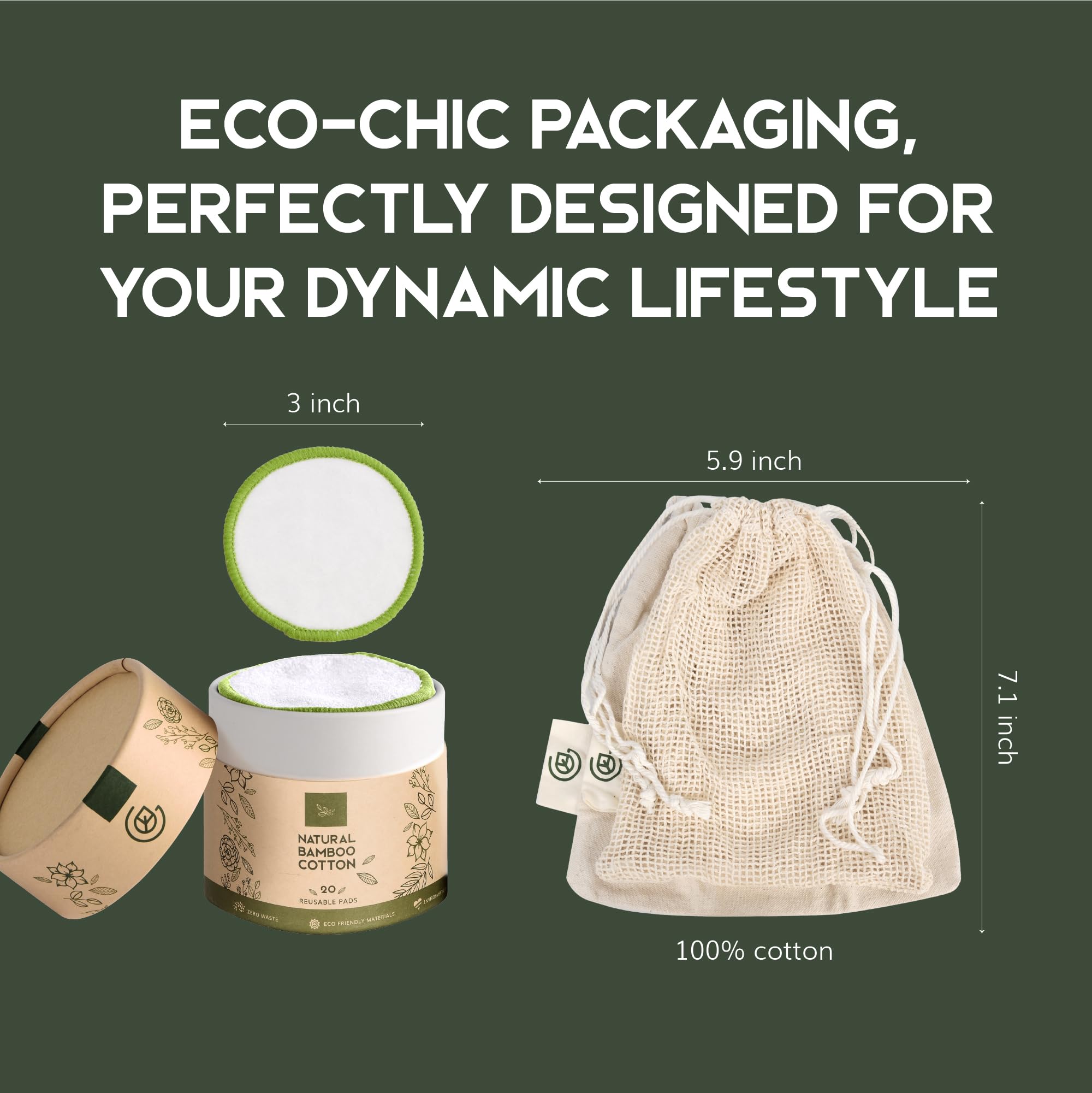 Greenzla eco-friendly packaging emphasizes zero-waste routine.