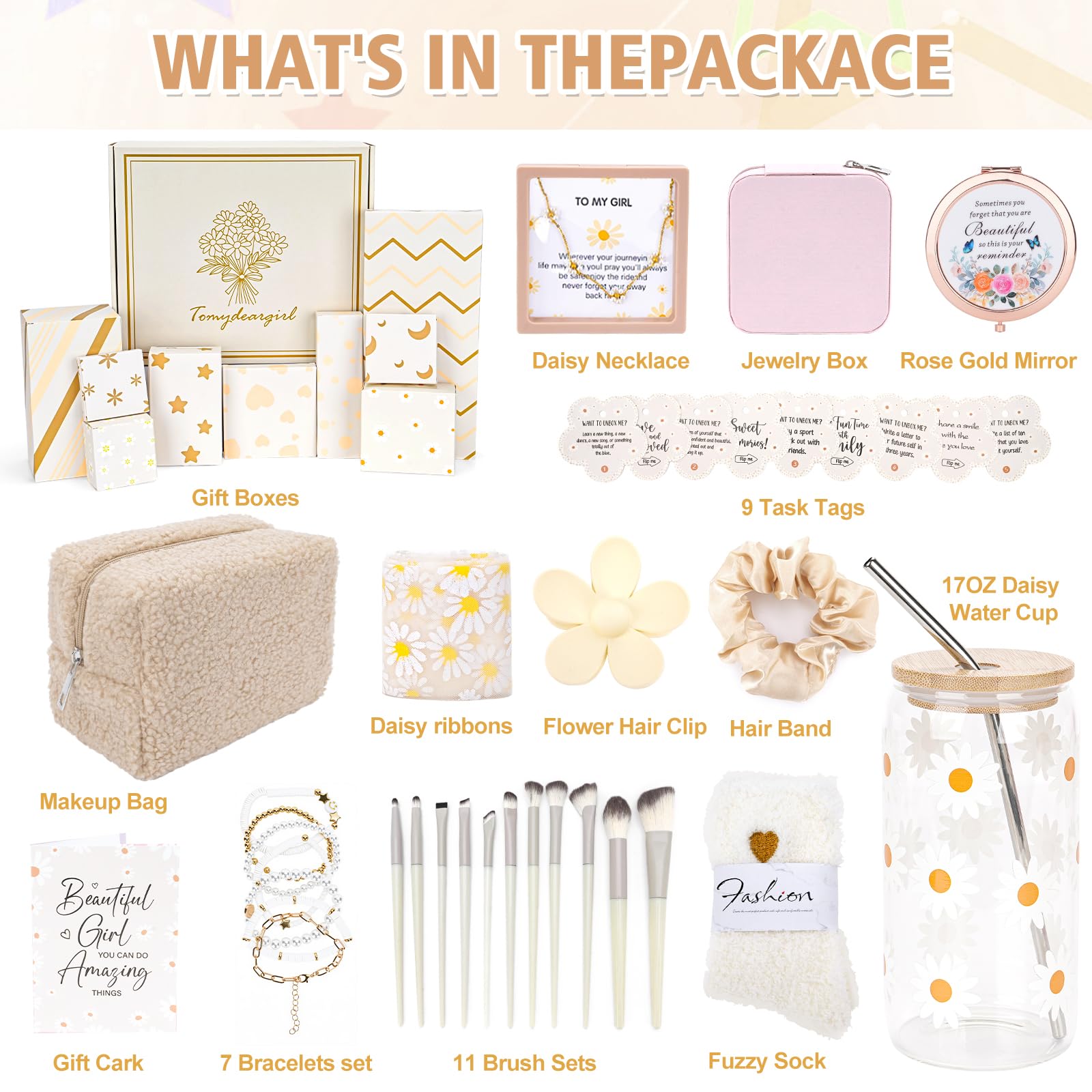 GREHELP gift box with ribbons ready to gift for birthdays and holidays