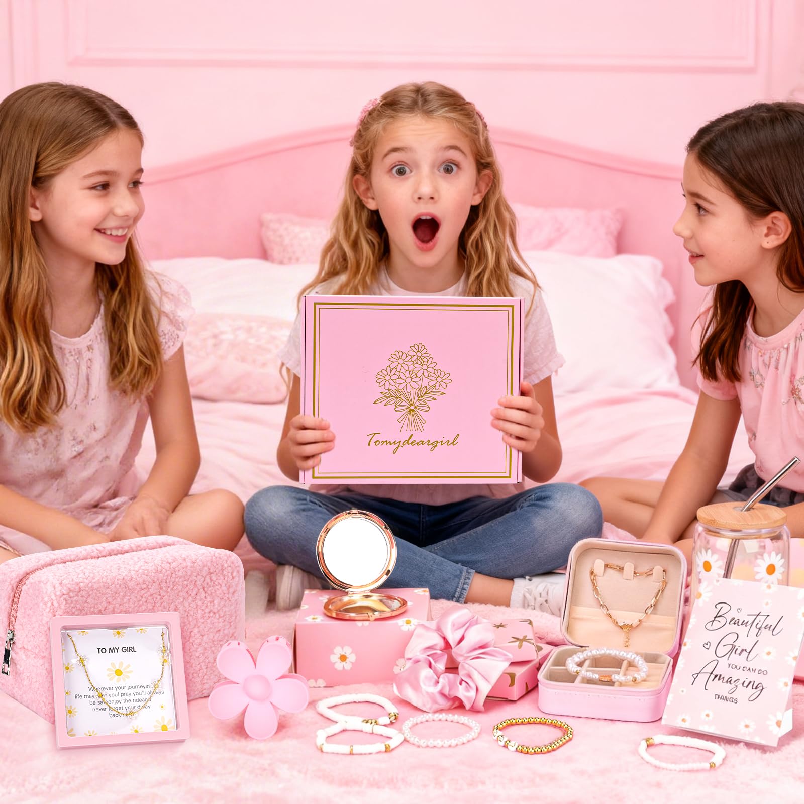 GREHELP jewelry box with bracelets—organized, stylish accessories storage.