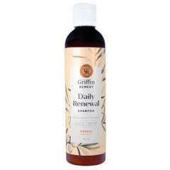 Griffin Remedy Moisturizing Daily Shampoo bottle promotes soft, manageable hair with natural oils