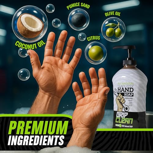 Grip Clean concentrated strength delivers efficient cleaning with less product waste