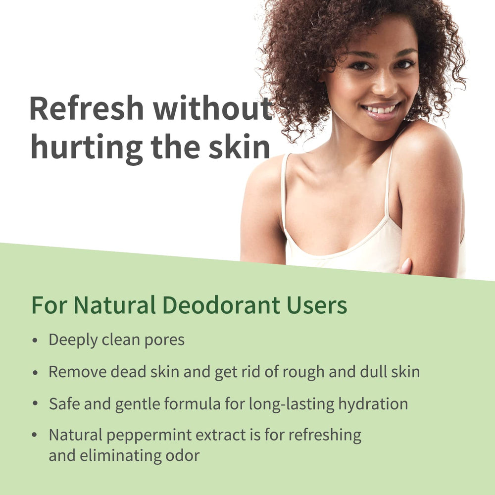 Grocerism Armpit Detox Scrub pre-shave prep clears pores for smoother results.