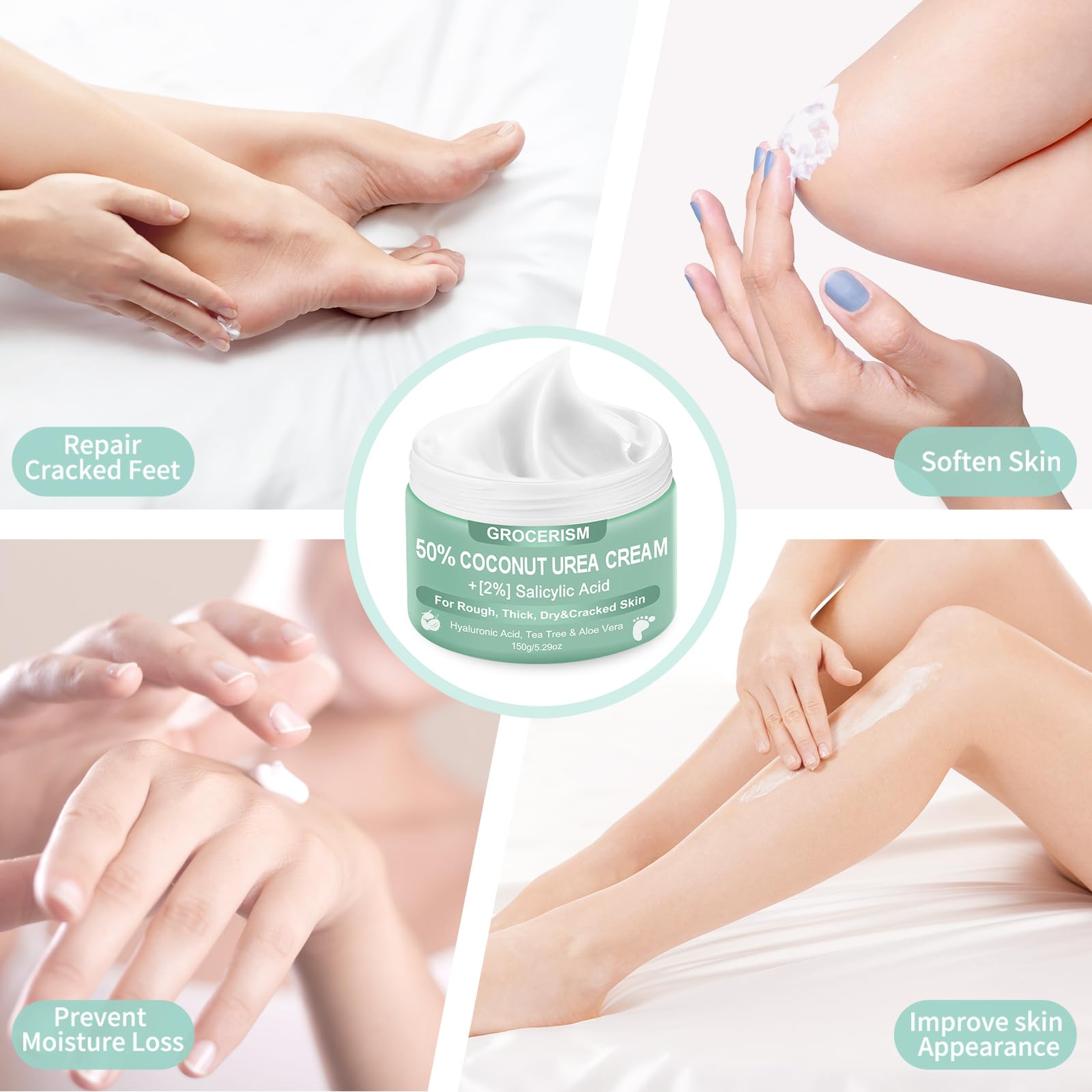 Grocerism Urea Cream hands, elbows, and knees hydration