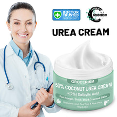 Grocerism Urea Cream texture close-up showing rich moisture