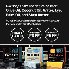 Grondyke Tactical Soap Durden bar delivers bold cleansing for a confident routine.