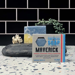 Grondyke Tactical Soap Maverick bar fuels playful, adventurous showers.