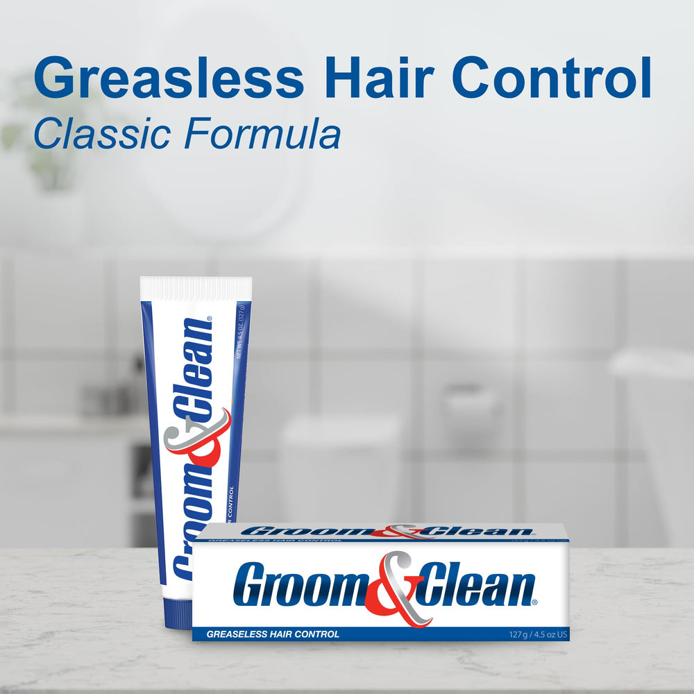 Groom & Clean gel being rinsed clean demonstrates simple wash-out without residue.