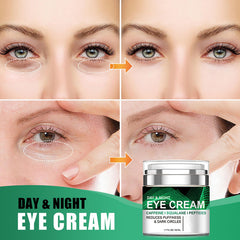 Grospe crema de ojos cafeína, textura ligera para uso diurno.