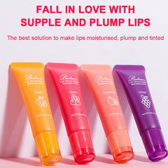 Grospe Lip Glowy Balm grapefruit application delivers a bright, moisturizing sheen