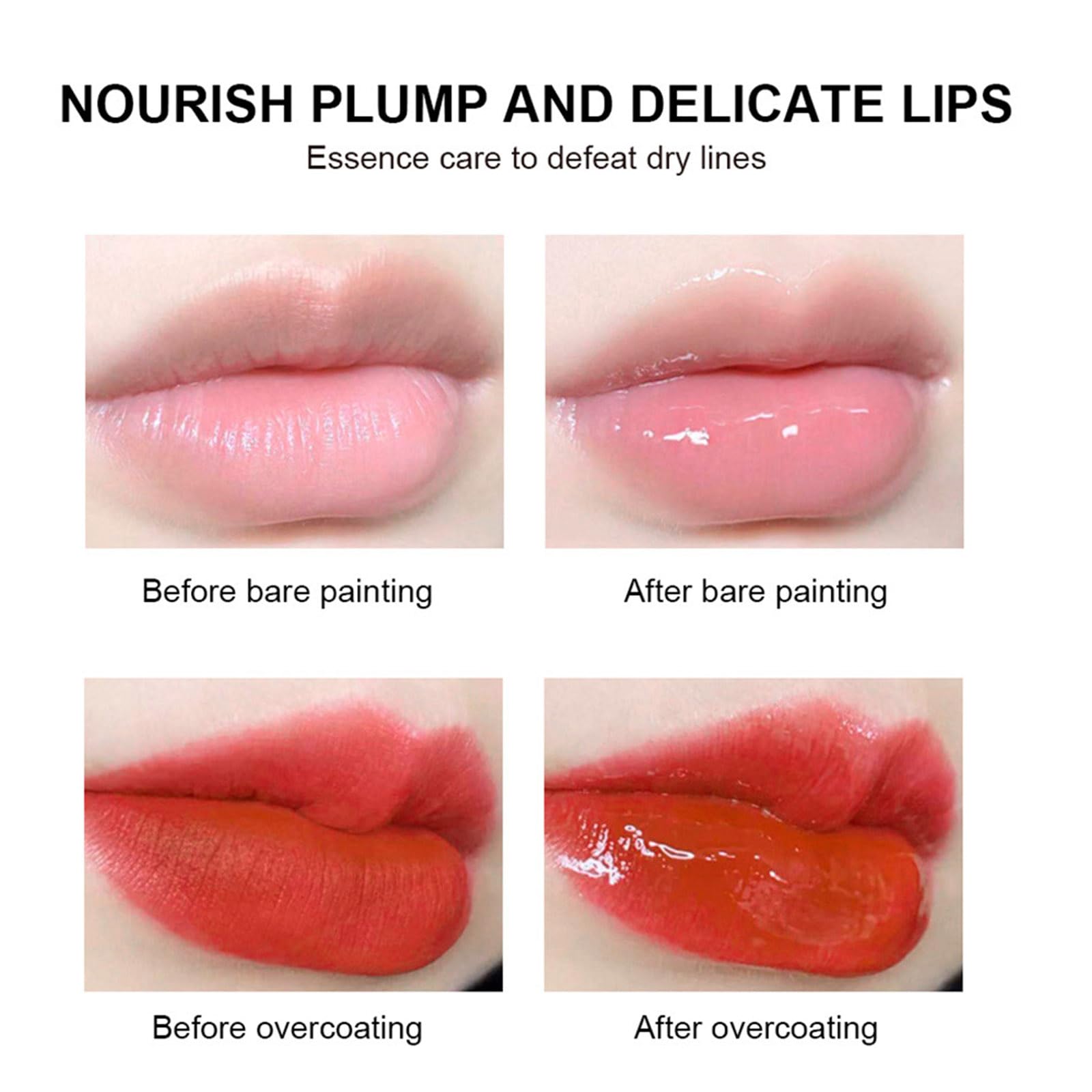 Grospe Lip Glowy Balm packaging angled nozzle enables precise application