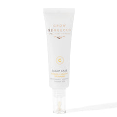 Grow Gorgeous scalp booster front packaging showing bottle and label for energizing scalp care
