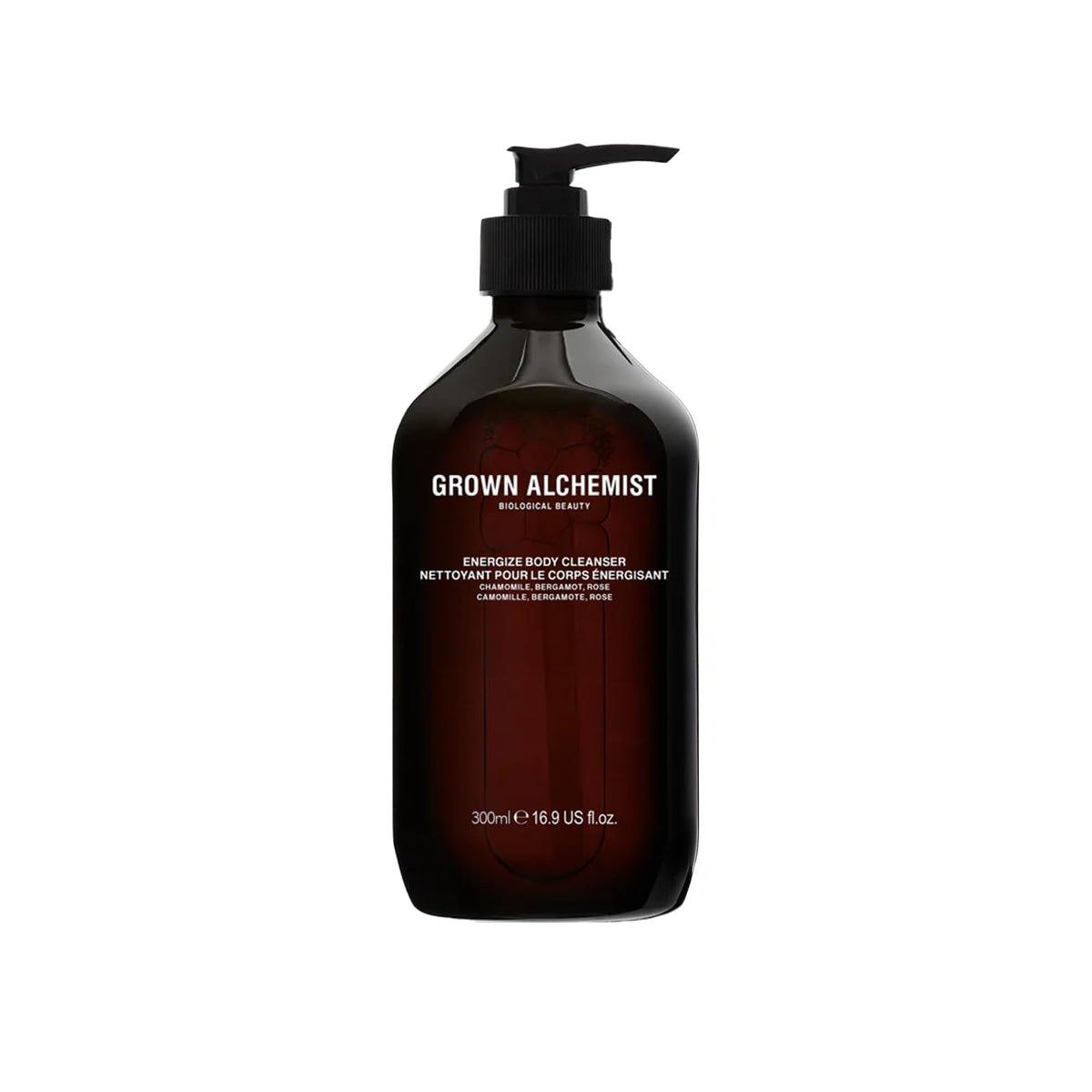 Grown Alchemist Energize body cleanser bottle with premium packaging for daily refreshing cleanse.