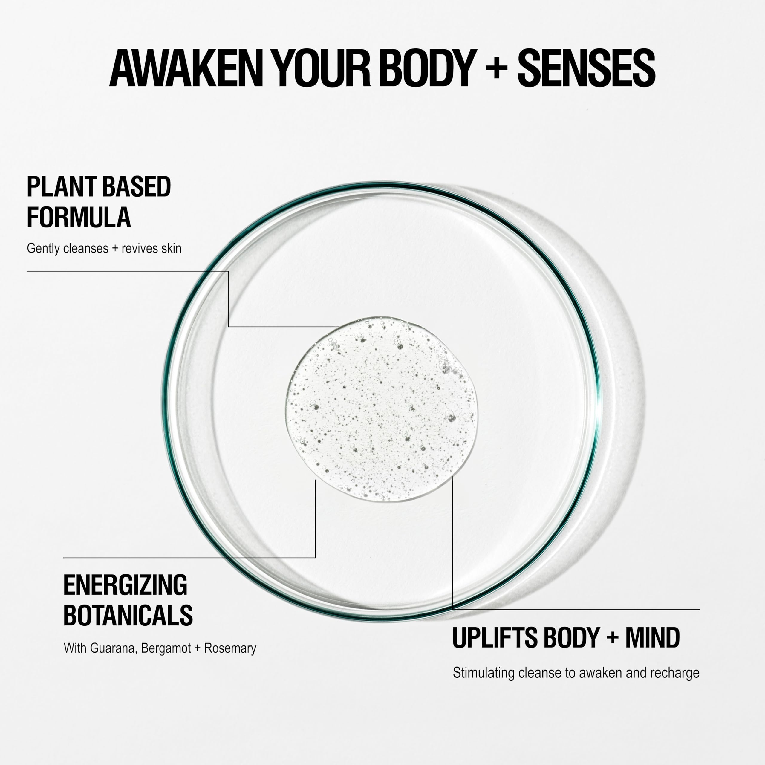 Grown Alchemist Energize Body Cleanser creamy lather visible during wash.