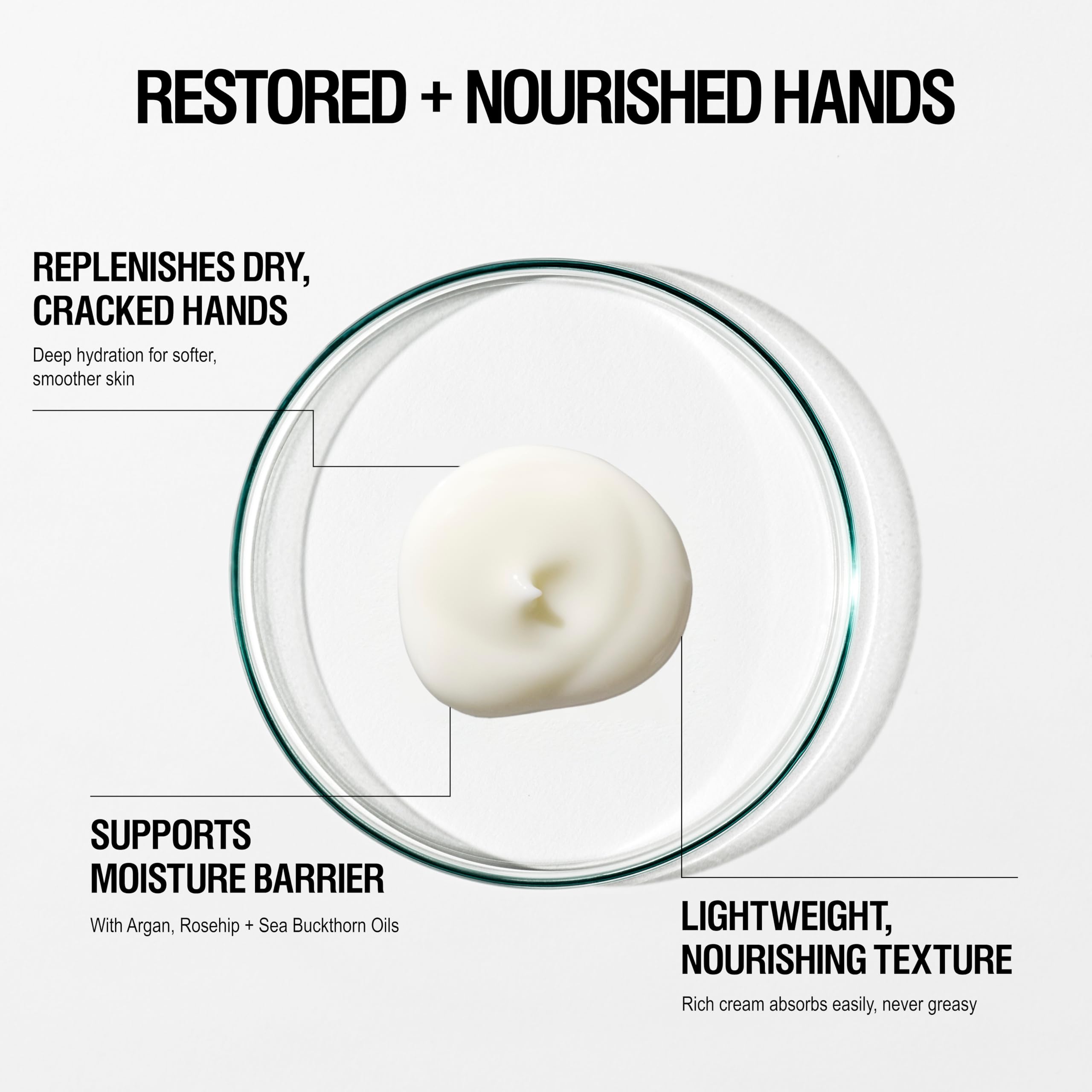 Grown Alchemist hand cream texture rich yet non-greasy.