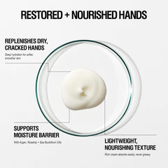 Grown Alchemist hand cream texture rich yet non-greasy.