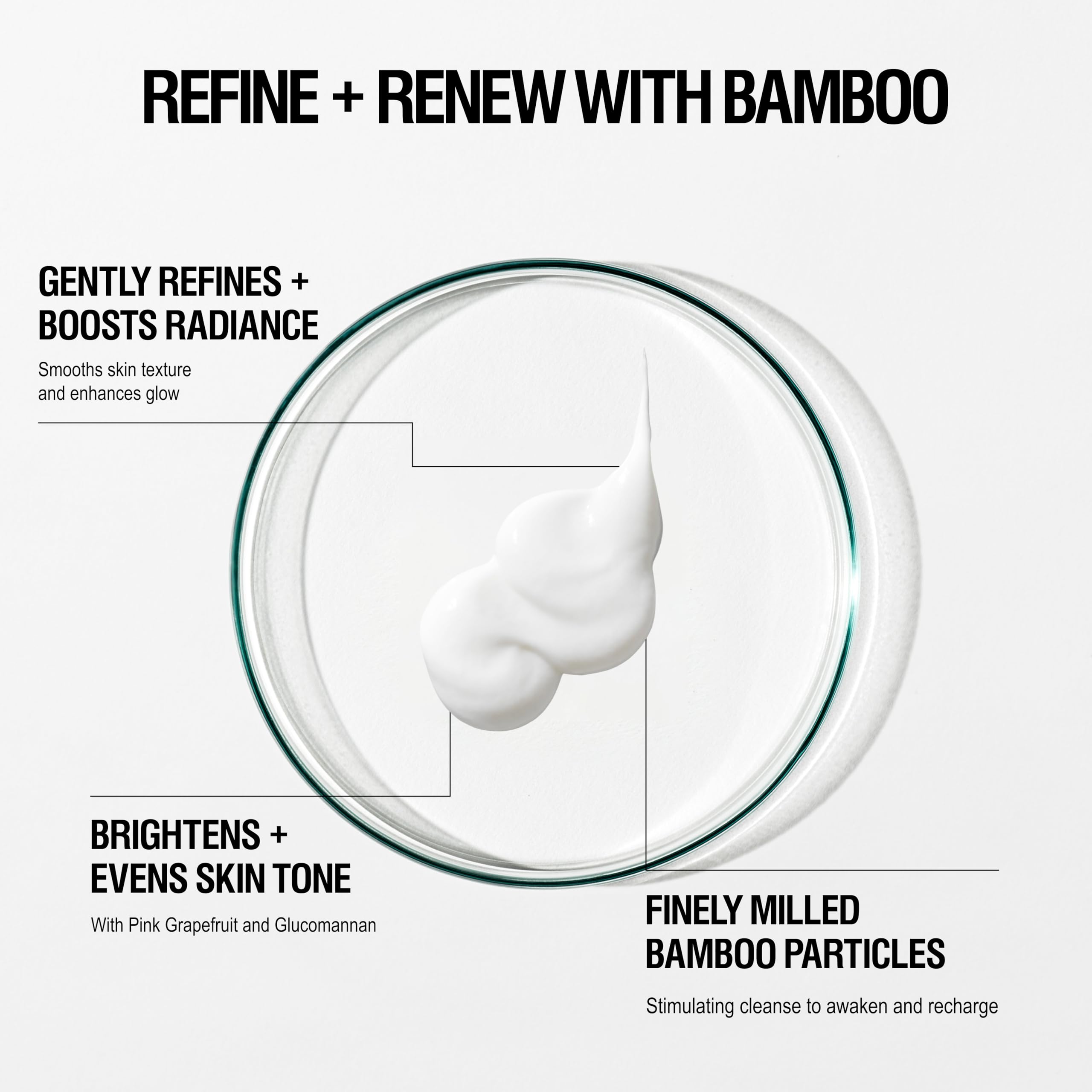 Grown Alchemist Polishing Exfoliant textured bamboo particles for gentle exfoliation