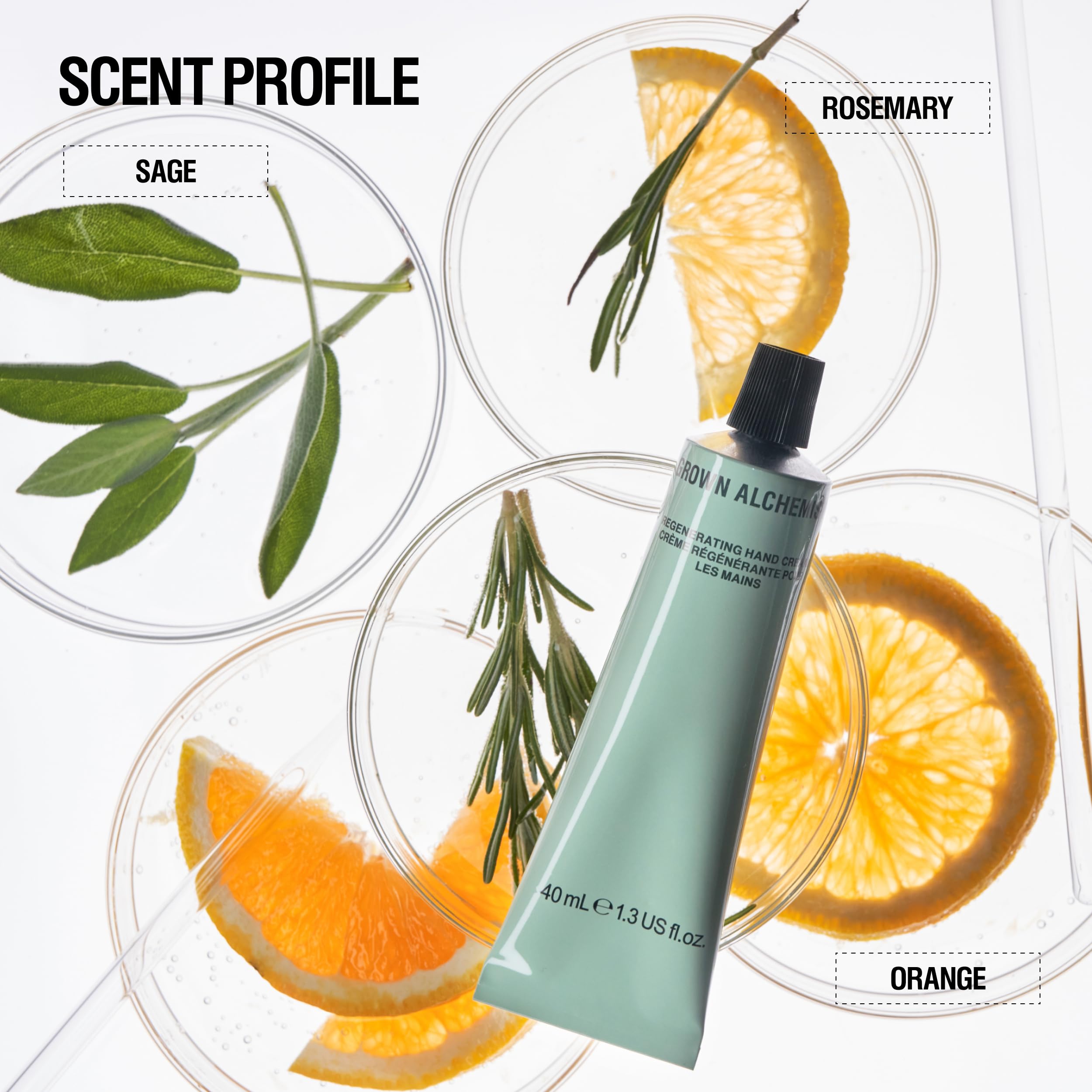 Grown Alchemist Regenerating Hand Cream sage-botanical blend enhancing skin radiance