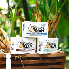 Grown Ass Man Co. bar uses essential oils to help moisturize the scalp