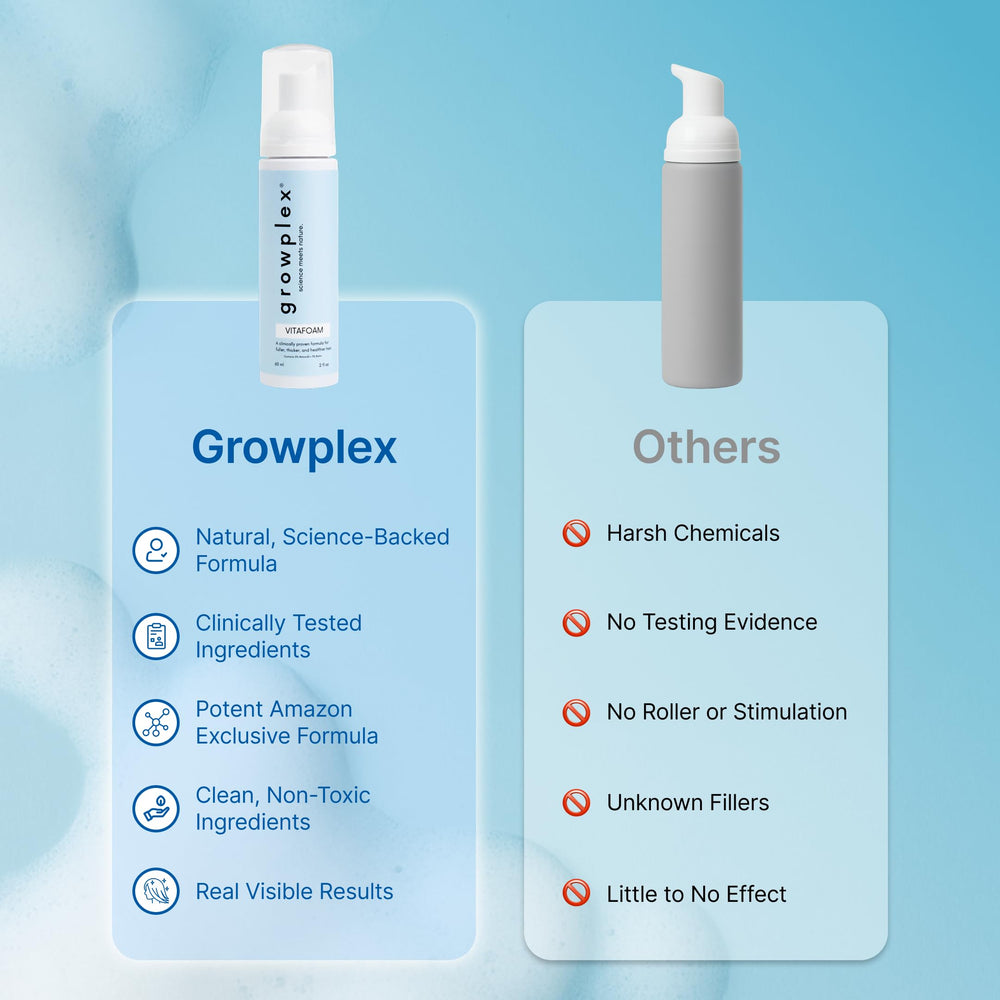 Growplex VitaFoam precision-application on thinning areas supports even coverage