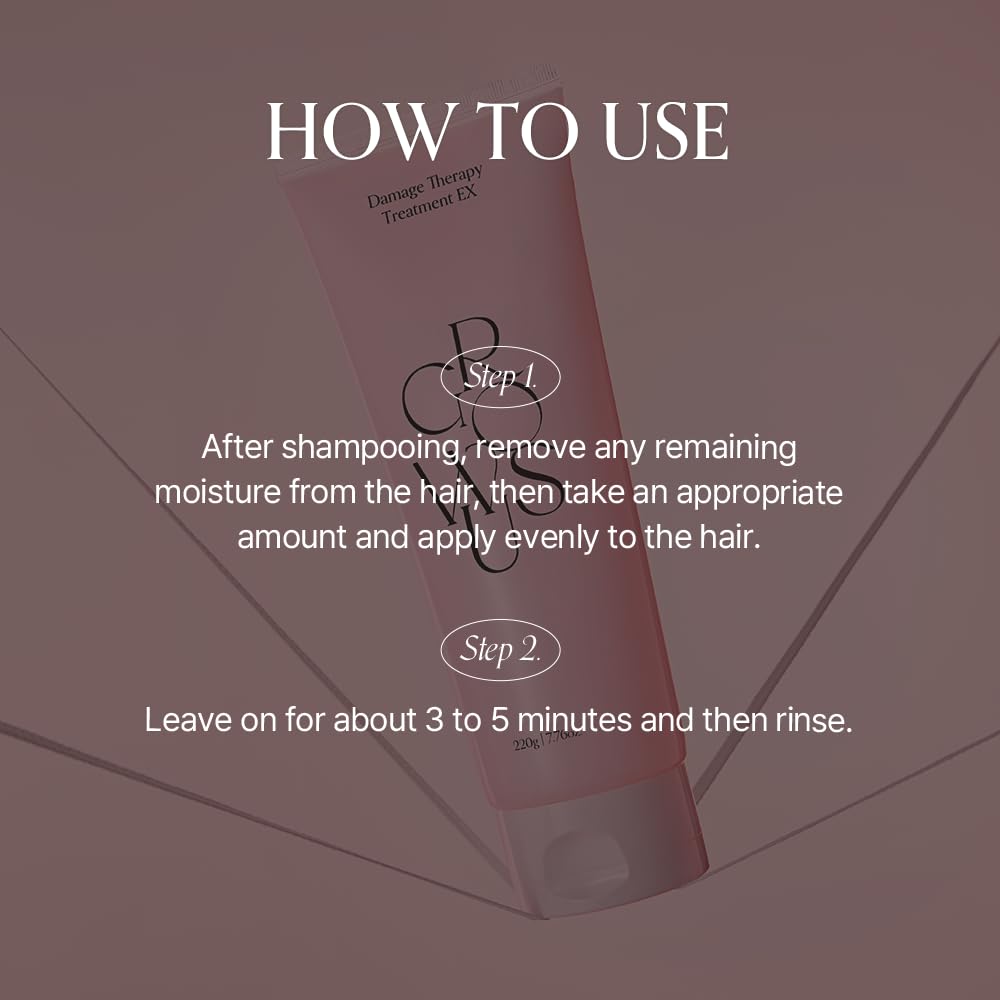 GROWUS Damage Therapy dispensed-on-hand illustrates creamy texture ready for quick treatment.