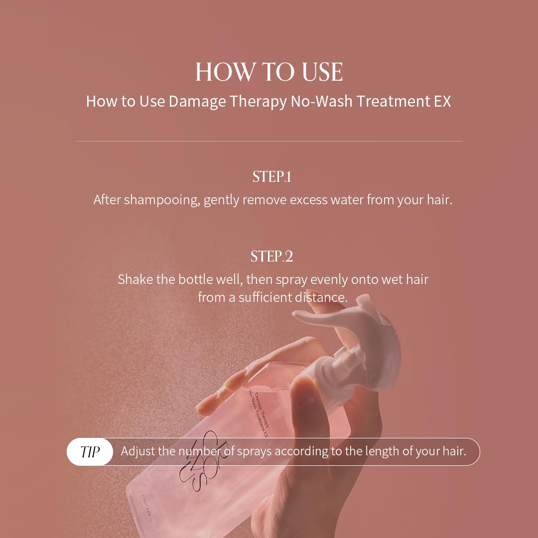 GROWUS Damage Therapy No-Wash comes in 8.45 oz packaging.