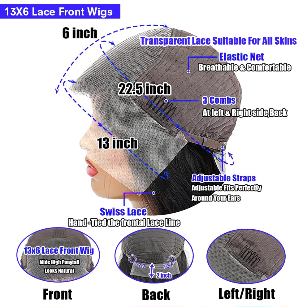 GRQGRQ glueless wig cap with adjustable straps for secure fit