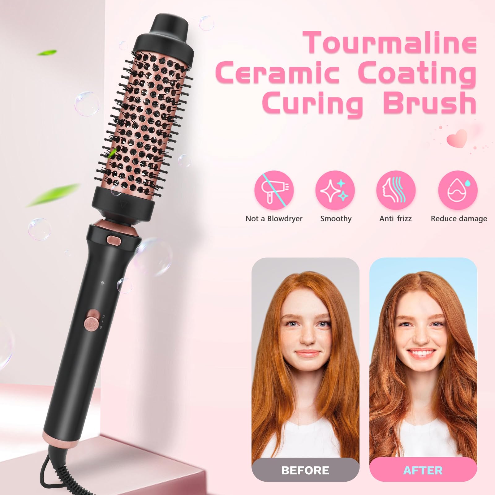 GSKY 1-inch curling wand for balanced everyday waves