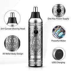 GSKY foil shaver close-up delivers smooth facial grooming with minimal irritation.