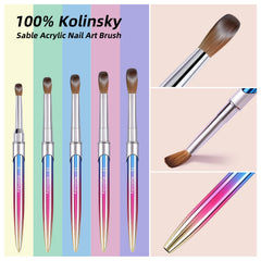 GSWOI 3D handmade nail brush for detailed nail art textures