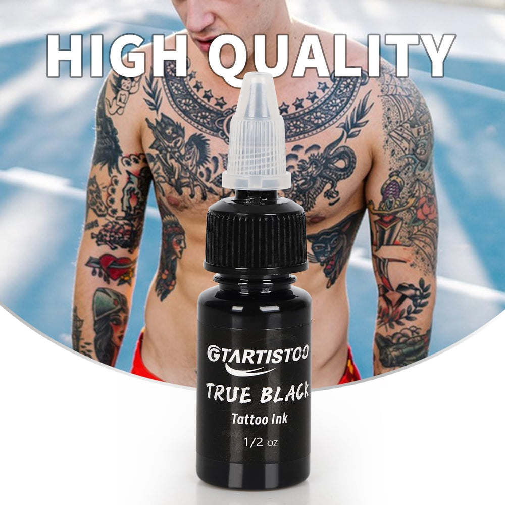 GTARTISTOO tattoo ink color swatches preview true pigmentation.
