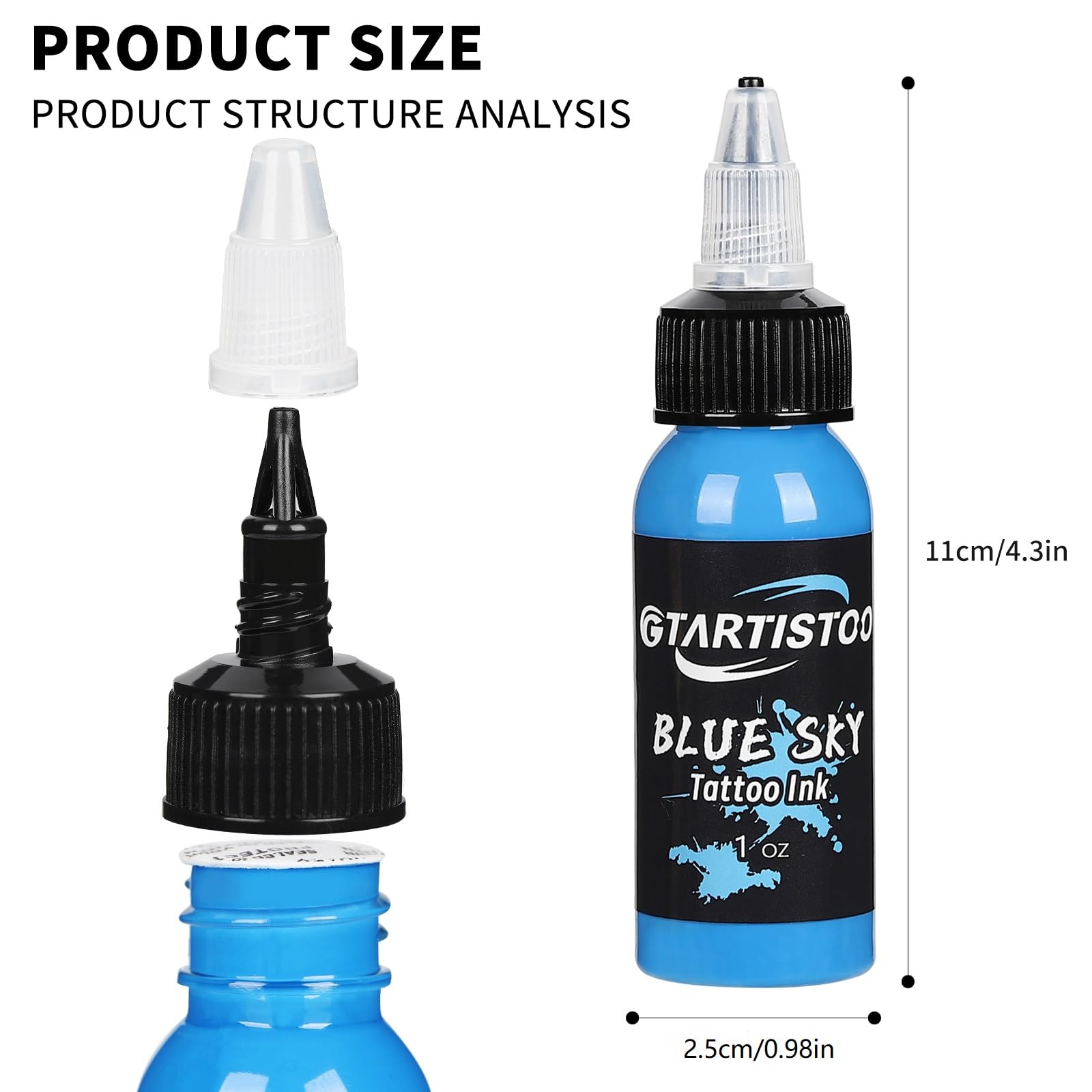 GTARTISTOO vegan-friendly tattoo ink palette highlights versatile color range for shading