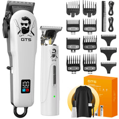 GTSPro hair clippers set box illustrates professional-ready grooming for home use