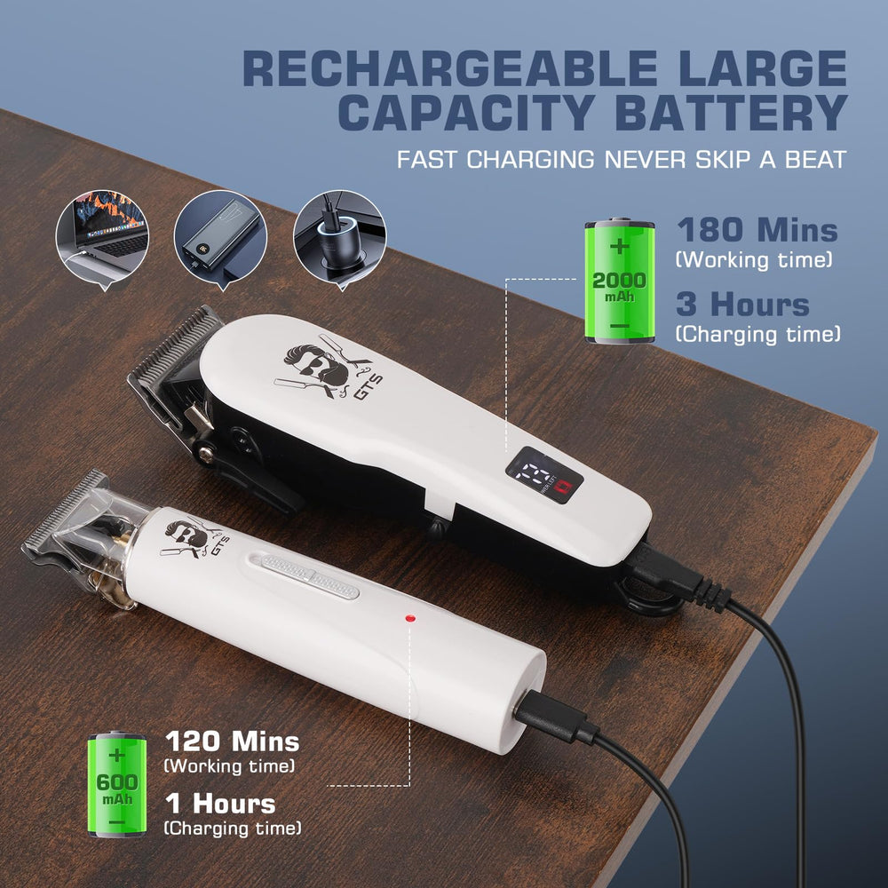 GTSPro Type-C charging keeps your grooming device ready on the go