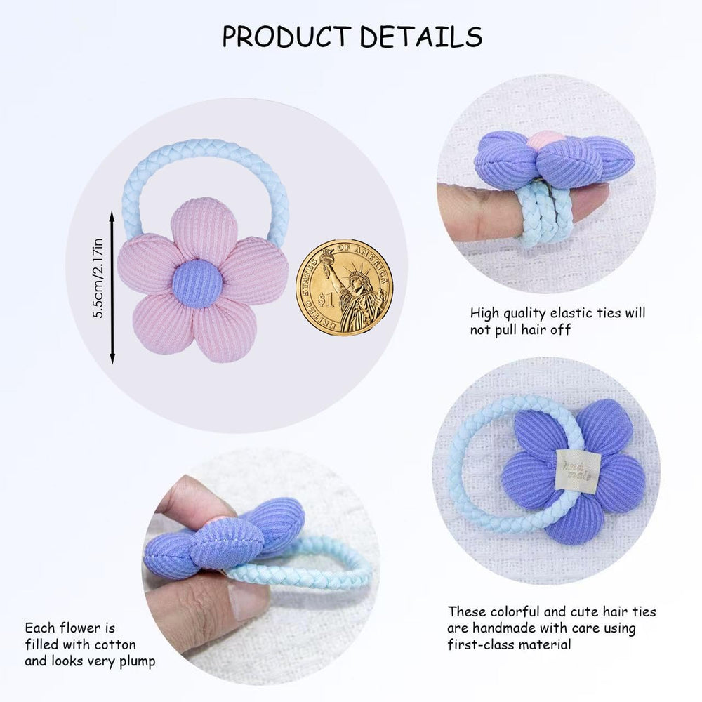 GTTUKK sunflower hair ties color set 1 features vibrant colors for playful daily looks