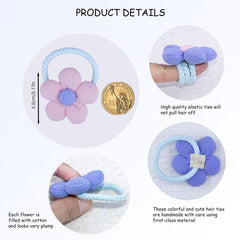GTTUKK sunflower hair ties color set 1 features vibrant colors for playful daily looks