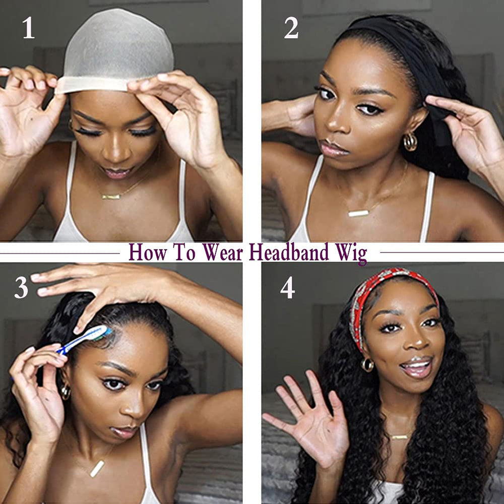 G&T Wig headband wig packaging image shows complete kit value