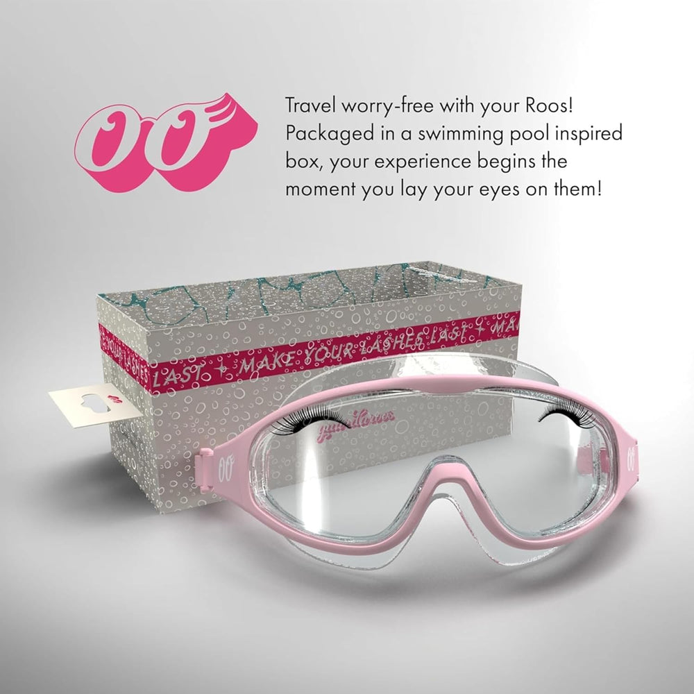 Guardaroos lash goggles soft silicone seal delivers gentle, leakproof wear