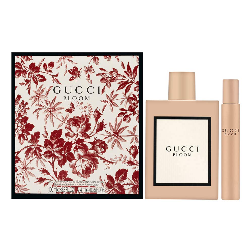 Gucci Bloom EDP spray bottle highlights elegant design for daily use and gifting.