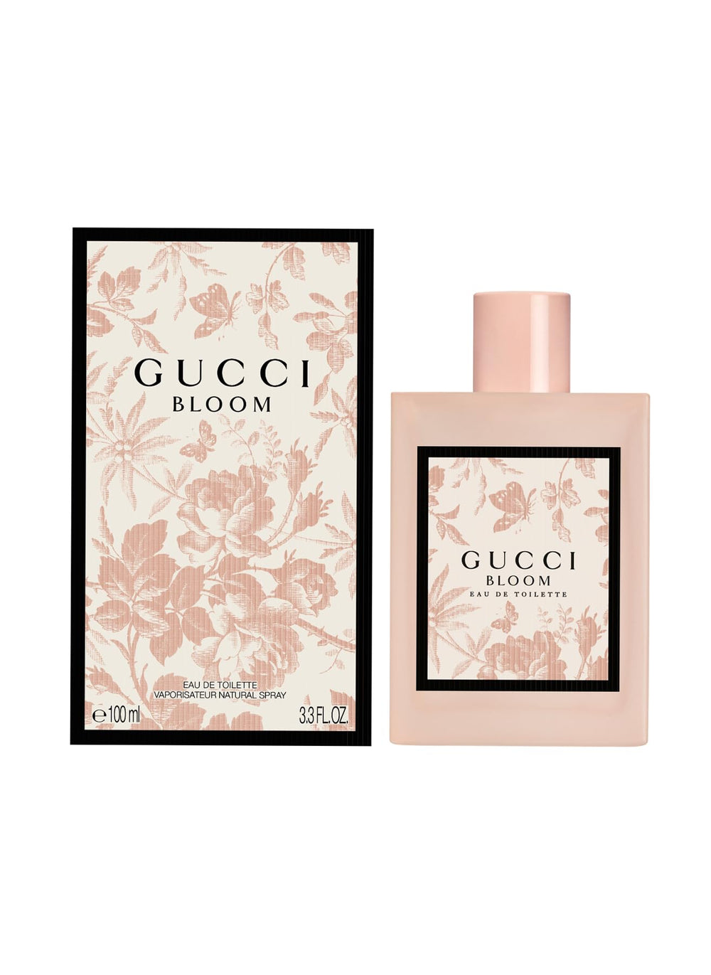 Gucci Bloom EDT spray rose-detail highlighting bouquet-inspired notes for daily wear.