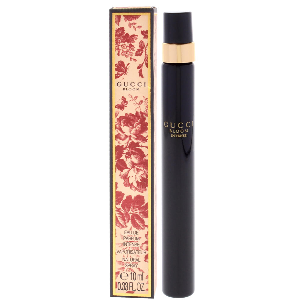 Gucci Bloom Intense pear-ginger-mandarin notes highlighted for brightness