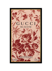 Gucci Bloom Intense perfume dispensing shot suggests long lasting floral wear
