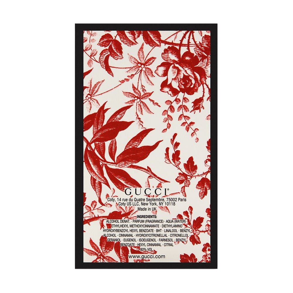 Gucci Bloom packaging box showcases premium luxury, great for gifting.